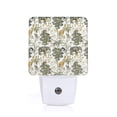 thumbnail image 1 of Fuzoiu Vintage Animals Palm Tree Print Dusk to Dawn LED Night Light with Light Sensor, Energy-Efficient Touch-Safe Night Lamp for Home, Office, and Kids' Rooms-US, 1 of 7