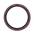 thumbnail image 1 of Fuzoiu Vintage Audio Cassettes Print Elastic Stretch Steering Wheel Cover, Universal 15 Inch Automotive Steering Wheel Cover, Anti-Slip Sweat Absorption Universal Car Accessories for Women Men, 1 of 6