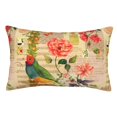 thumbnail image 1 of Fuzoiu Vintage Bird Print Pillow Case with Hidden Zipper,Pillow Covers,Soft and Comfortable Pillowcase-16"x24", 1 of 6