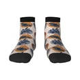 thumbnail image 1 of Fuzoiu Vintage Botanical Butterfly Art Print Adult Socks, Crew Moisture-wicking Socks, Unisex Cushion Crew Socks,Casual Sports Ankle Socks, 1 of 7