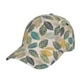 thumbnail image 1 of Fuzoiu Vintage Leaves Print Adjustable Baseball Cap for Men and Women, Unisex Sports Hat, Sun Protection Hat for Running Workouts and Outdoor Activities All Seasons, 1 of 6