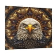 thumbnail image 1 of Fuzoiu Vintage Pattern Bald Eagle Print Canvas Wall Art for Bathrooms,Wall Decor for Bedroom,Framed Artwork for Wall,Modern Wall Decorations Prints Picture for Kitchen Home, 1 of 6