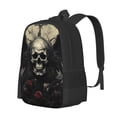thumbnail image 1 of Fuzoiu Vintage Winged Rose Skull Print Large Capacity Backpack,Travel Backpack,Laptop Bag,College School Rucksack Bag,for School, Travel & Outdoor Activities, 1 of 6