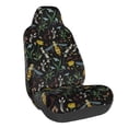 thumbnail image 1 of Fuzoiu Wasp and Florals Print Elastic Car Seat Covers, Seat Cover Protector,Universal Fit Interior Covers for Most Cars,Washable Seat Cover Non Slip for SUV,Sedan,Van, 1 of 5