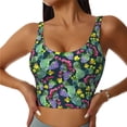 thumbnail image 1 of Fuzoiu Watercolor Cactuses Print Women's Sports Vest,U-Back Sports Tank,Gym Vests,Athletic Sleeveless Shirts,Exercise Undershirts,Yoga, Gym, and Dance Wear-Small, 1 of 8