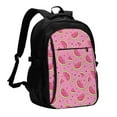 thumbnail image 1 of Fuzoiu Watermelon Print USB Backpack with Charging Port,Laptop Backpack,Business Travel Durable Laptops Backpack, for School, Work, Travel & Outdoor Activities, 1 of 7