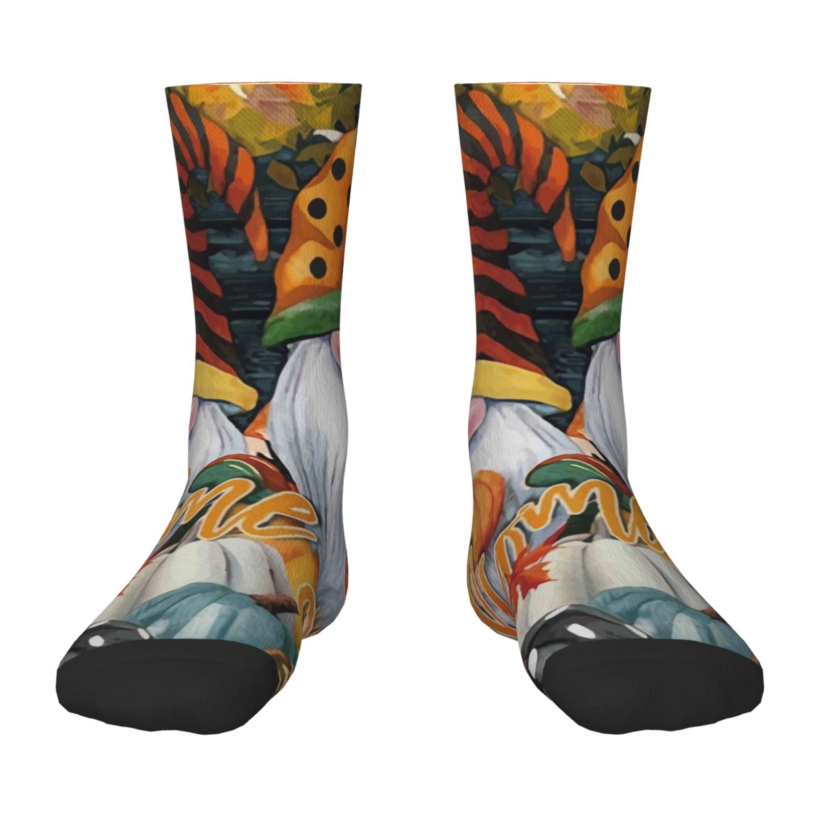 Fuzoiu Welcom Fall Print Kids Socks For Boys Girls,Grip Crew Socks with ...