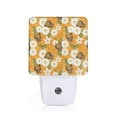 thumbnail image 1 of Fuzoiu White Floral and Butterflies Print Dusk to Dawn LED Night Light with Light Sensor, Energy-Efficient Touch-Safe Night Lamp for Home, Office, and Kids' Rooms-US, 1 of 7
