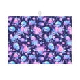 thumbnail image 1 of Fuzoiu White Skull Flower Print Absorbent, Reversible Microfiber Dish Drying Mat for Kitchen, Dish Drying Pad for Dishes, Utensils, Pots and Pans, Extra Large 18 Inch x 24 Inch, 1 of 7