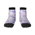 thumbnail image 1 of Fuzoiu Winter With Snowflakes Print Adult Socks, Crew Moisture-wicking Socks, Unisex Cushion Crew Socks,Casual Sports Ankle Socks, 1 of 7