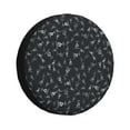 thumbnail image 1 of Fuzoiu Wireless Antenna Icon Print Universal Spare Tire Cover with Buckle Strap, Waterproof Wheel Covers for Jeep, Trailer, RV, Truck and All Car-17 inch, 1 of 6