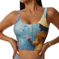 thumbnail image 1 of Fuzoiu Woman Under Blossoming Tree Print Women's Sports Vest,U-Back Sports Tank,Gym Vests,Athletic Sleeveless Shirts,Exercise Undershirts,Yoga, Gym, and Dance Wear-X-Large, 1 of 8
