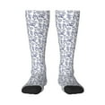 thumbnail image 1 of Fuzoiu World Travel2 Print Adult Stockings,Crew Socks,Unisex Fashion Socks, Casual Sports Socks,Comfortable Crew Socks for Everyday Wear and Sports, 1 of 6