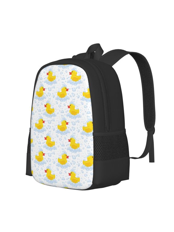 Yellow Rubber Duck Print Large Capacity Backpack,Travel Backpack,Laptop Bag,College School Rucksack Bag,for School, Travel & Outdoor Activities