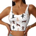 thumbnail image 1 of Fuzoiu Yoga Labrador Retriever Print Women's Sports Vest,U-Back Sports Tank,Gym Vests,Athletic Sleeveless Shirts,Exercise Undershirts,Yoga, Gym, and Dance Wear-X-Large, 1 of 8