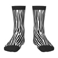 thumbnail image 1 of Fuzoiu Zebra Skin Print Kids Socks For Boys Girls,Grip Crew Socks with Non Slip,Lightweight Stretch Crew Socks,Toddlers Crew Boot Socks, 1 of 5