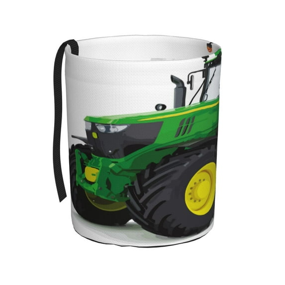 Fuzoiu big farm tractor Print Car Trash Can,Leakproof Car Trash Can,Hanging Garbage Bin,Vehicle Trash Can, Suitable for Sedans, SUVs, MPVs & Trucks