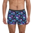 thumbnail image 1 of Fuzoiu blue daisy Skull flower Print Men's Ultra Breathable Underwear,No Riding Up Boxer Briefs with ComfortFlexible Waistband-X-Large, 1 of 5
