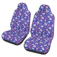 thumbnail image 1 of Fuzoiu colorful Skull flower leaf Print Seat Covers Set, Car Seat Covers Front Seats, Car Seat Protector, Car Seat Cushion, Seat Covers Carseat Cover Universal Fit for Most Cars, 1 of 7