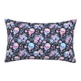 thumbnail image 1 of Fuzoiu cool Skull flower Print Fuzzy Pillowcases, Super Soft Pillow Case Cover with Zipper for Bedroom, Sofa, Couch,Cozy Pillow Shams for All Seasons-16"x24", 1 of 6