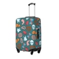 thumbnail image 1 of Fuzoiu cute Skull organ Print Suitcase Cover,Washable Luggage Covers for Suitcase,Elastic Luggage Protector Cover,Scratch Resistant Travel Suitcase Covers-Large, 1 of 7