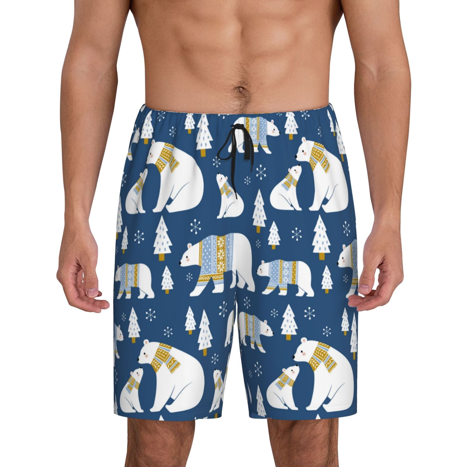 Handsome Bear Printed Pajama Night Suit main image 1