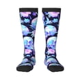 thumbnail image 1 of Fuzoiu flower Skull star Print Adult Stockings,Crew Socks,Unisex Fashion Socks, Casual Sports Socks,Comfortable Crew Socks for Everyday Wear and Sports, 1 of 6