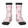 thumbnail image 1 of Fuzoiu gnome couple Print Kids Socks For Boys Girls,Grip Crew Socks with Non Slip,Lightweight Stretch Crew Socks,Toddlers Crew Boot Socks, 1 of 5