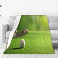 thumbnail image 1 of Fuzoiu golf ball after putting to the golf hole Print Ultra-Soft Micro Fleece Blanket,All Seasons Flannel Throw, Lightweight Blanket for Bed, Sofa, Couch, Movie Night, Camping, and Travel-80"x60", 1 of 7