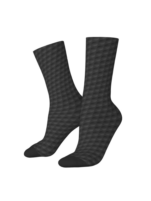 golf balls Print Athletic Crew Socks for Men & Women,Casual Crew Socks,Above Ankle Crew Socks for Business, Casual