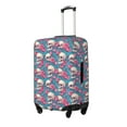 thumbnail image 1 of Fuzoiu happy Skull rose Print Suitcase Cover,Washable Luggage Covers for Suitcase,Elastic Luggage Protector Cover,Scratch Resistant Travel Suitcase Covers-Medium, 1 of 7