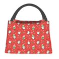 thumbnail image 1 of Fuzoiu merry Christmas gnome Print Portable Insulation Lunch Bag,Large Lunch Box,Container Reusable Leakproof Tote for Work, Travel, and Outdoor Activities, 1 of 6
