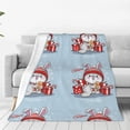 thumbnail image 1 of Fuzoiu merry Christmas rabbit Print Ultra-Soft Micro Fleece Blanket,All Seasons Flannel Throw, Lightweight Blanket for Bed, Sofa, Couch, Movie Night, Camping, and Travel-40"x30", 1 of 7