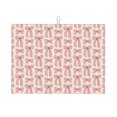 thumbnail image 1 of Fuzoiu pink hand drawn bows Print Absorbent, Reversible Microfiber Dish Drying Mat for Kitchen, Dish Drying Pad for Dishes, Utensils, Pots and Pans, Extra Large 18 Inch x 24 Inch, 1 of 7