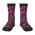 thumbnail image 1 of Fuzoiu pink ribbon bows Print Kids Socks For Boys Girls,Grip Crew Socks with Non Slip,Lightweight Stretch Crew Socks,Toddlers Crew Boot Socks, 1 of 5