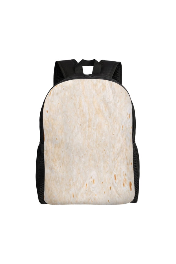 pita baked bread Print Laptop Backpack,Work Business Backpacks, Large Capacity Nurse Bag College Bookbag for School, Waterproof Casual Daypack for Travel