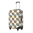 thumbnail image 1 of Fuzoiu plaid Pumpkin Daisy Print Suitcase Cover,Washable Luggage Covers for Suitcase,Elastic Luggage Protector Cover,Scratch Resistant Travel Suitcase Covers-Medium, 1 of 7