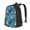 thumbnail image 1 of Fuzoiu snow board blue Print Large Capacity Backpack,Travel Backpack,Laptop Bag,College School Rucksack Bag,for School, Travel & Outdoor Activities, 1 of 6