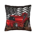 thumbnail image 1 of Fuzoiu tractor Print Square Pillow Cover,Hidden Zipper Design,Luxury Square Pillow Case, Throw Pillow,Couch Cushion-12"x12", 1 of 7