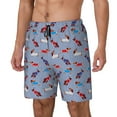 thumbnail image 1 of Fuzoiu winter Dachshund Print Men's Swim Shorts,Quick-Dry Double-Layer Swim Trunks,Board Trunks,Beach Shorts Swimwear Bathing Suits-, 1 of 6