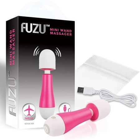 Fuzu Mini Personal Massage Wand, Pink