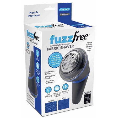 Fuzz Free Electric Fabric Shaver, Rechargeable Fuzz Remover for Clothes, Sweaters, Best Electric Sweater Defuzzer, Lint Remover