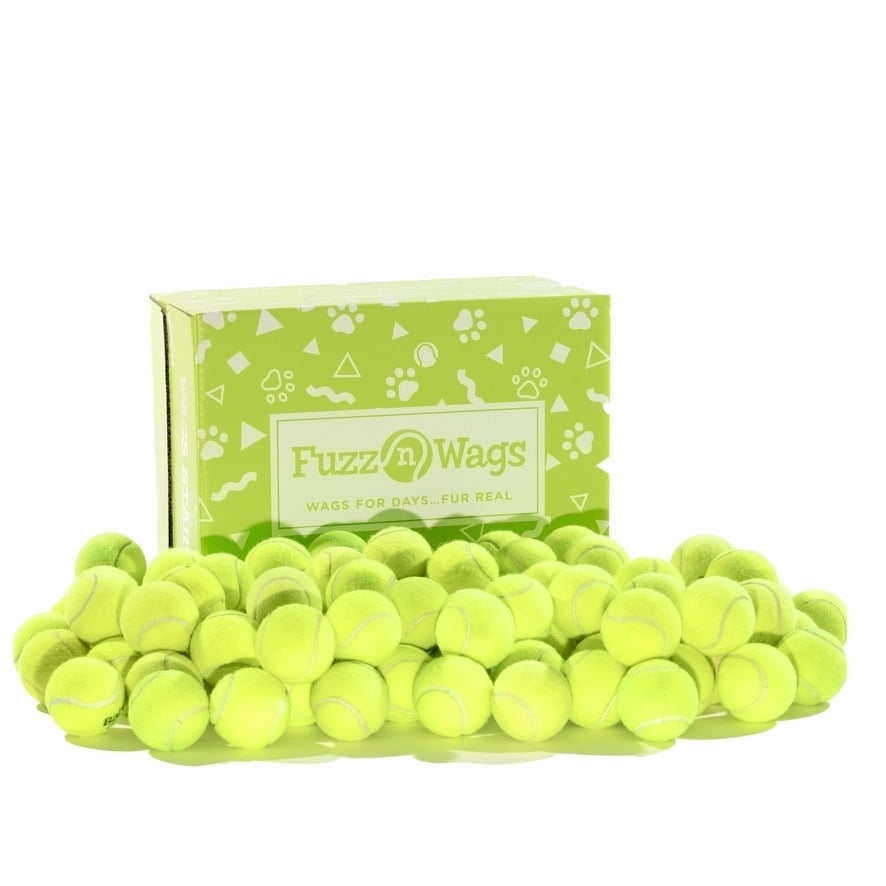 100 Tennis Balls Finished with the Courts, Now Ready for Your Dogs Playtime: Support USA Tennis Ball Recycling NonProfit: Bulk 100 Tennis Balls for Dogs, Tennis Balls for Dogs Bulk,