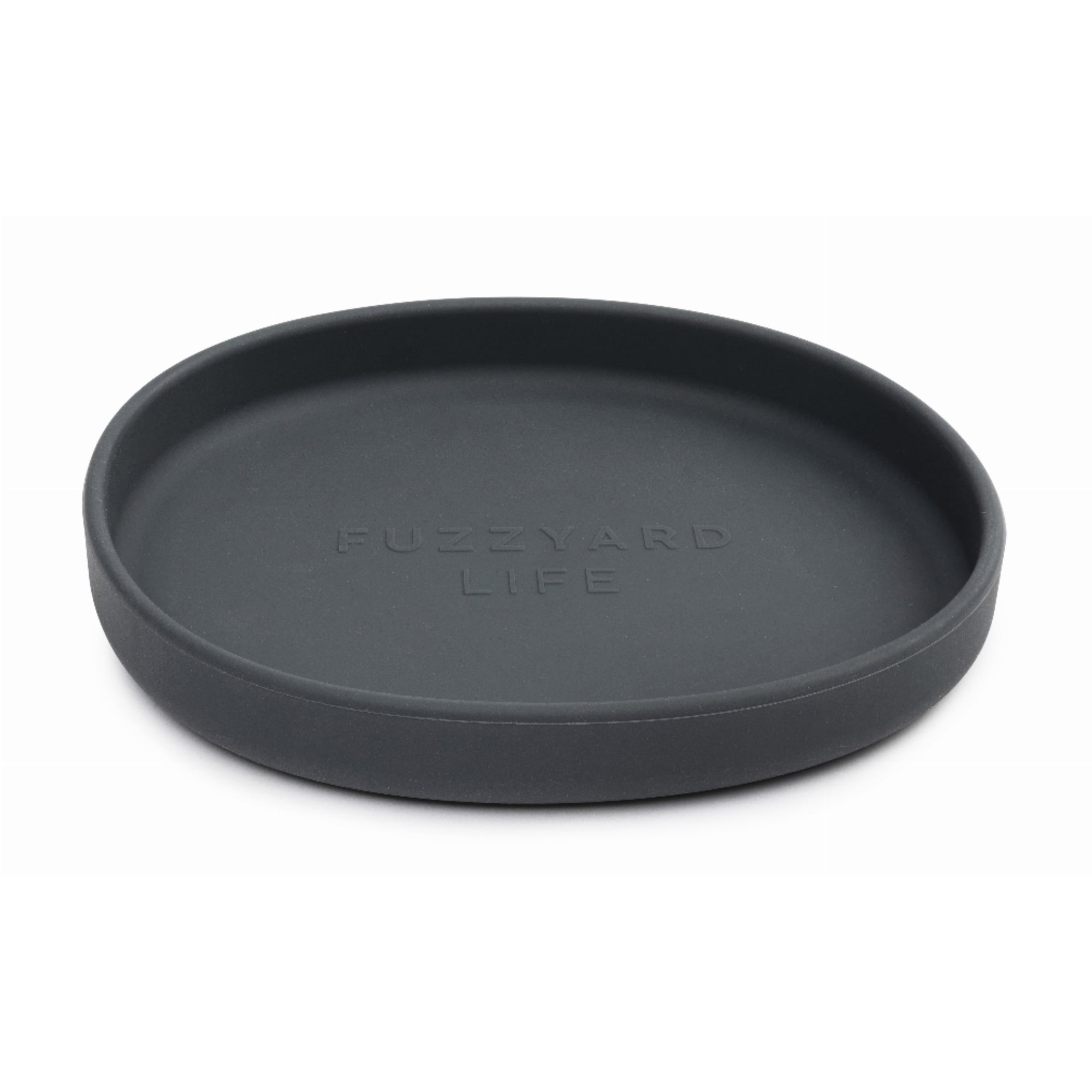 Slate Grey Silicone Non-Slip Cat Dish