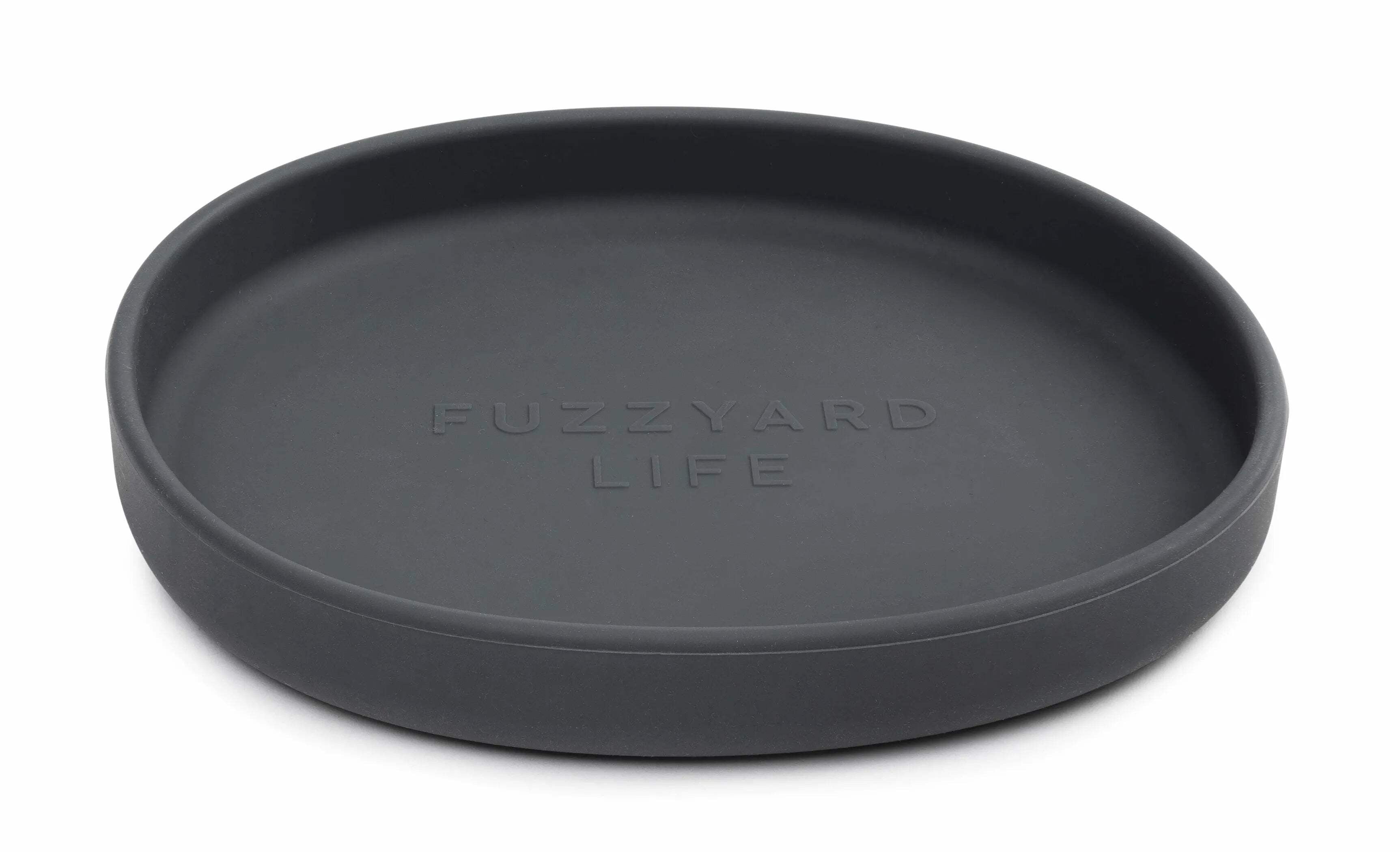 Slate Grey Silicone Non-Slip Cat Dish