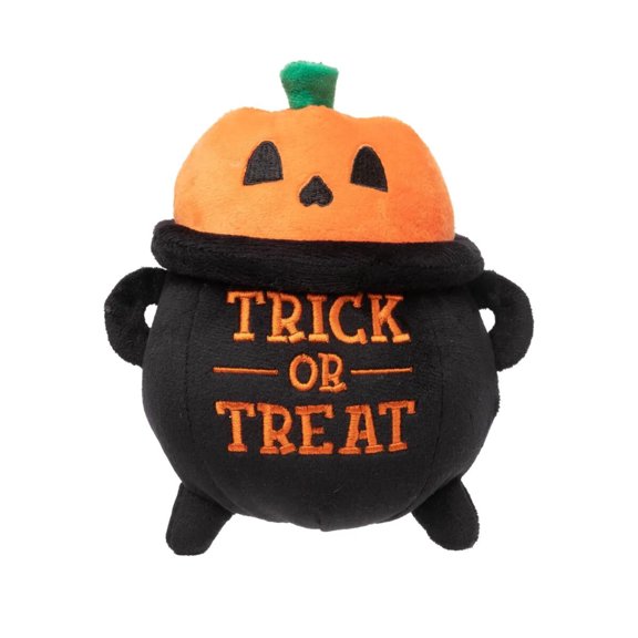 FuzzYard Trick or Treat Cauldron Plush Dog Toy