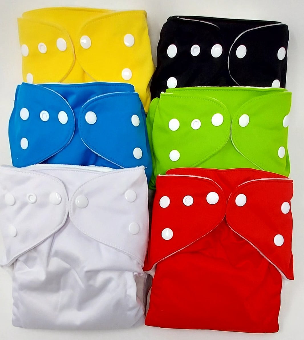 FuzziBunz Bundle One Size 6 Pack Solids with Inserts