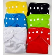 FuzziBunz Bundle One Size 6 Pack Solids with Inserts