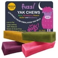 thumbnail image 1 of Fuzzl Yak Cheese Chews Peanut Butter, Strawberry, Blueberry, Mint Medium Box 4 - Himalayan Yak Chews for Dogs - Natural Dog Chew, 1 of 7