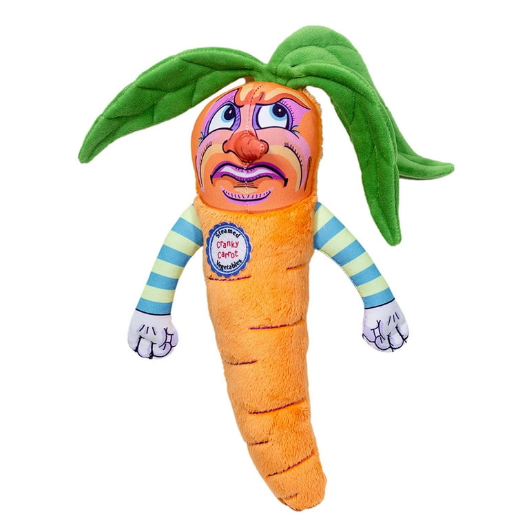 Squeaky carrot sales dog toy